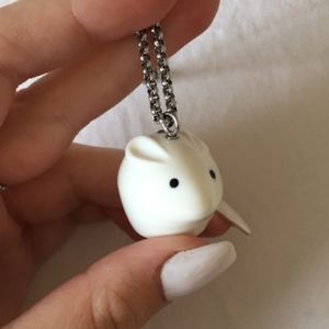 ISO MARC BY MARC JACOBS MOUSE AND RABBIT WATCH PENDANT NECKLACE